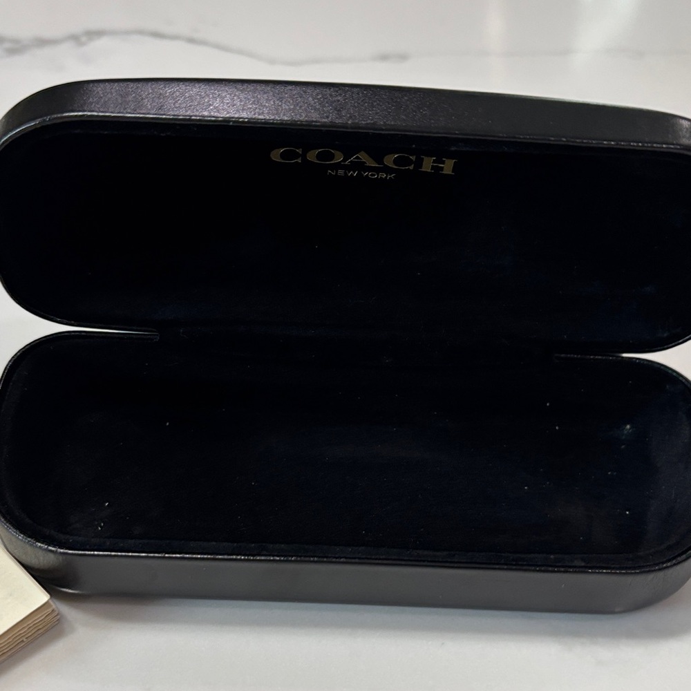 Coach Brown Tortoise Cat-Eye Sunglasses with Brown Gradient Lenses - Picture 8 of 14